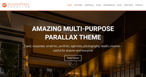 AccessPress Parallax - Image 2